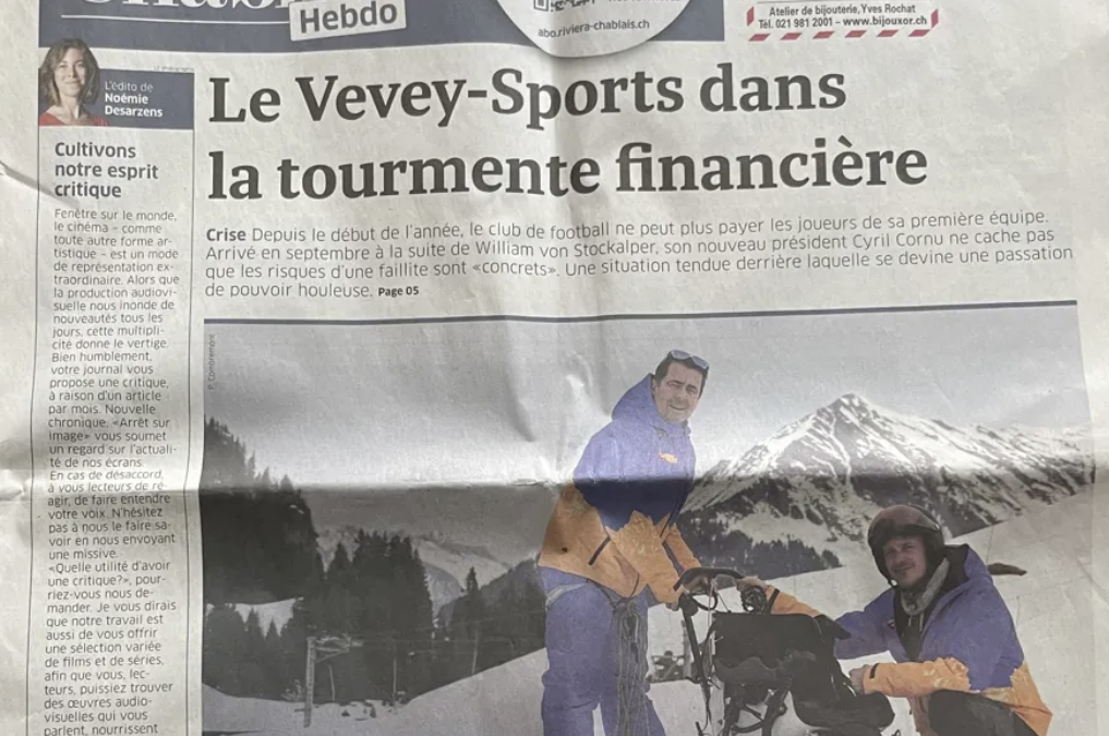 Un drôle de siège dévale les pistes de Villars